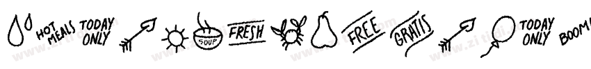 Two Fingers Courier字体转换